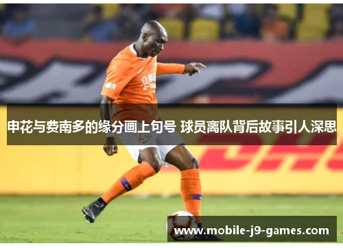 申花与费南多的缘分画上句号 球员离队背后故事引人深思